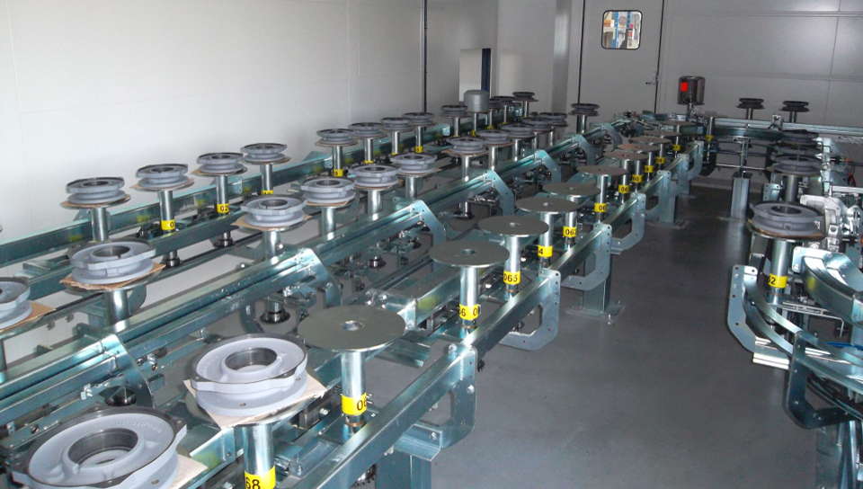 Convoynort - Floor handling - Floor conveyor - Stock area