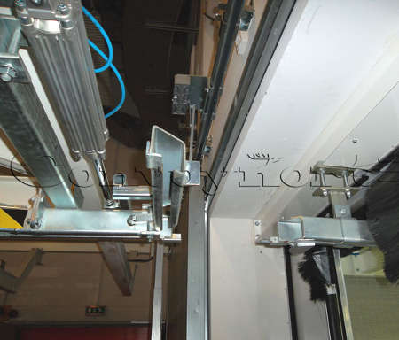 Convoynort - Monorail manuel INOX - S&eacute;rie 500 - Rails escamotables ouverts