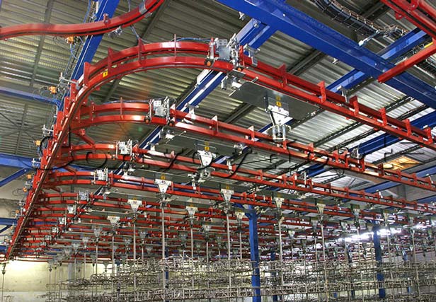 Convoynort - Birail - S&eacute;rie 3300 - Zone de stockage et de tri automatique des balancelles