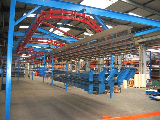Convoynort - Birail - S&eacute;rie 3350 - Accumulations des palonniers dans une zone de stock